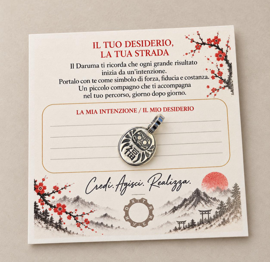 Ciondolo DARUMA argento