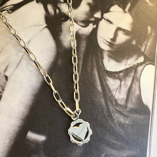 Collana con cuore argento