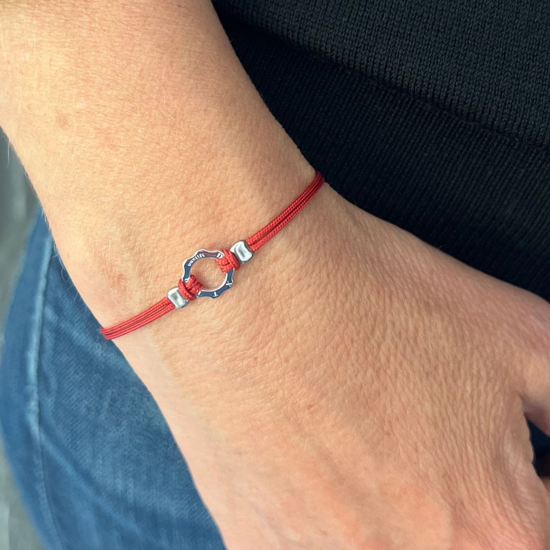 Bracciale mini ingranaggio argento