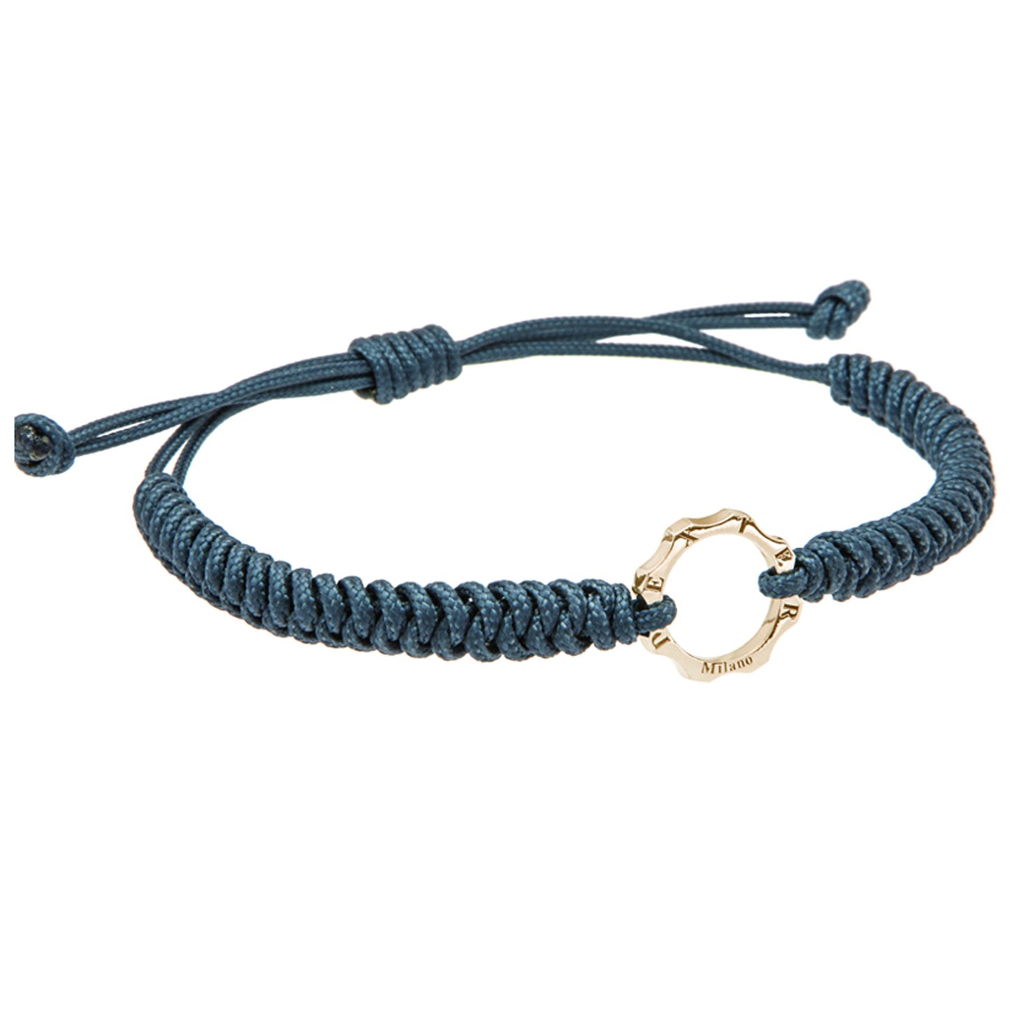 Bracciale ingranaggio mini oro e filo nautico