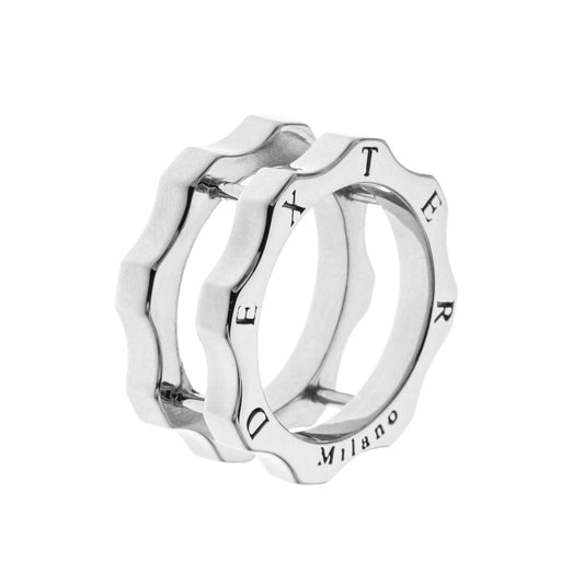 Anello Torretta oro bianco