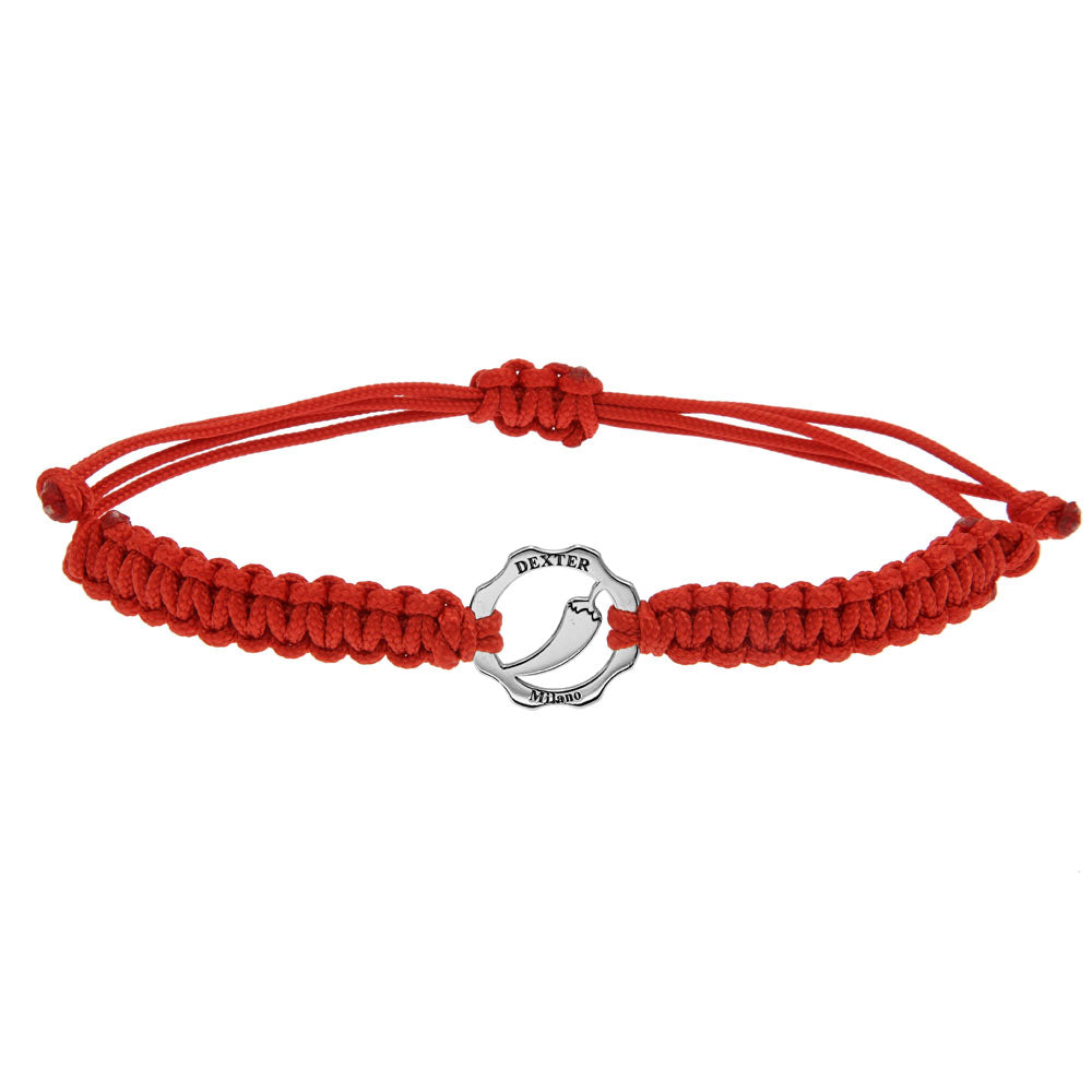 Bracciale peperoncino fortuna rosso