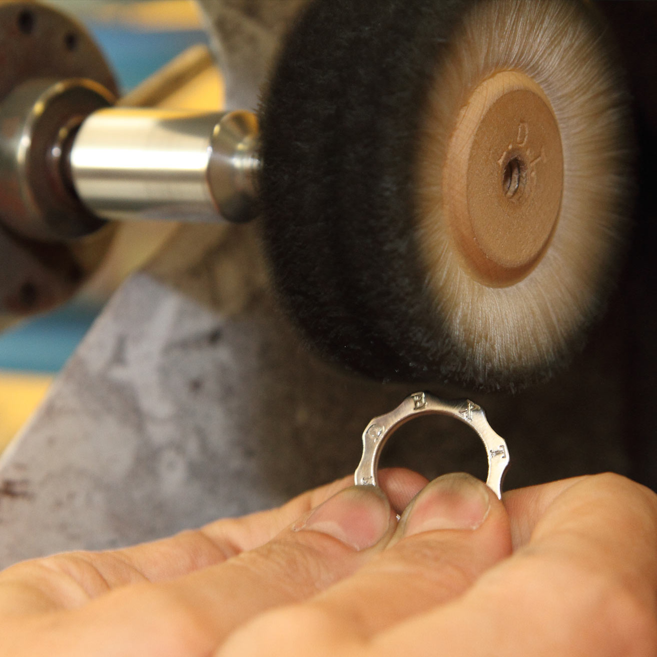 Dexter Milano silver gear rings