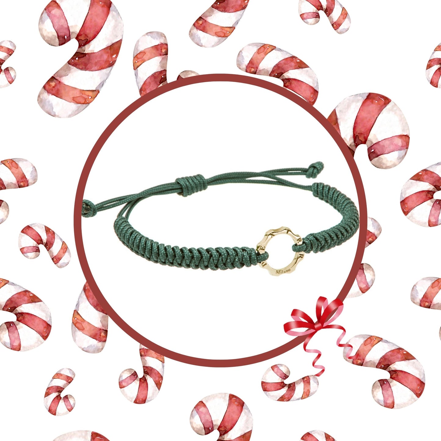 Bracciale ingranaggio mini oro e filo nautico