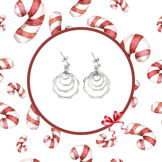 Orecchini Vertigo argento al platino